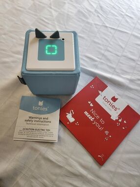 Pending Pick Up    Tonies Light Blue Toniebox Speaker